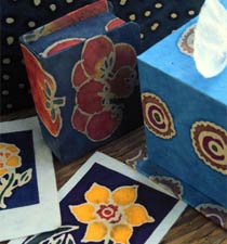 Thailand - Batiked Mulberry-Paper Gifts
